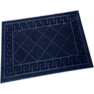 Килимок вхідний гумовий шип із візерунком чорний, 50×75 см 885615