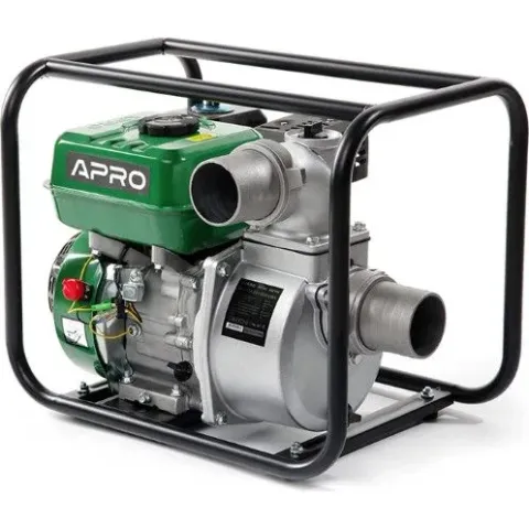 Мотопомпа бензинова APRO 4-х тактна WP-60 6,5 к.с. 60 м³/год 30 м