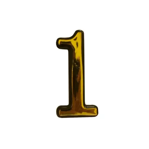 Номерок дверний пластиковий №1 малий 18501