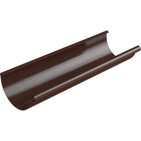 Ринва 120 мм, 1,2 м, коричнева RAL 8017, 0,45 мм