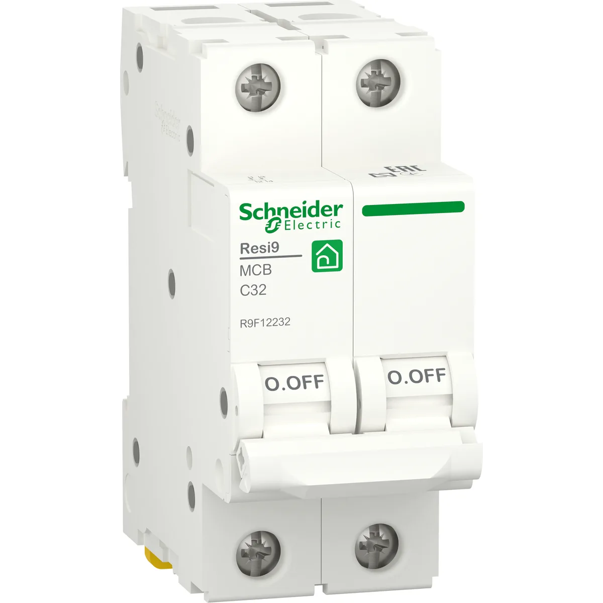Автоматичний вимикач Schneider Electric Resi9 2P, 32 А, крива C