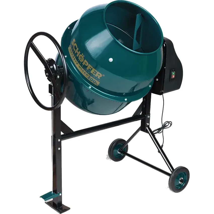 Бетонозмішувач SCHOPFER 200 л з фіксатором, 850W MXR-200