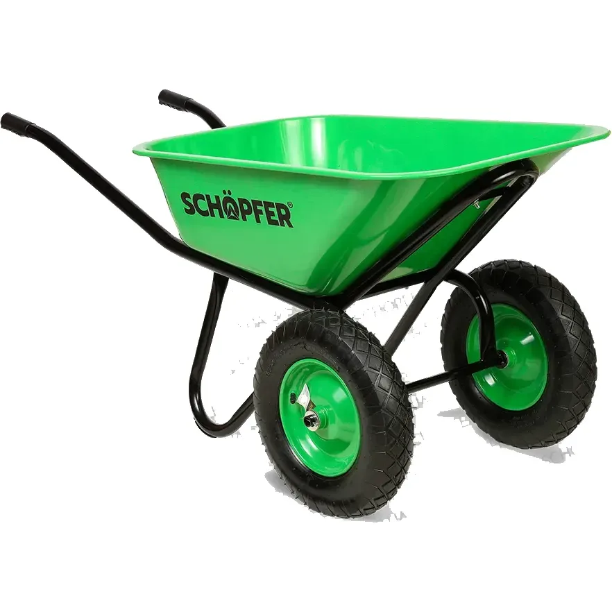 Тачка SCHOPFER Rover Pro, 2 пневматичні колеса, 200 кг, 01-007