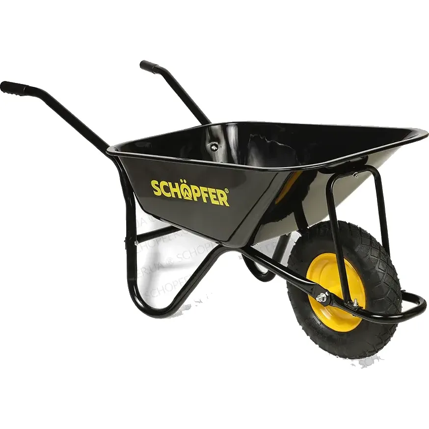 Тачка SCHOPFER Standard Black, 1 пневматичне колесо, 200 кг, 01-007
