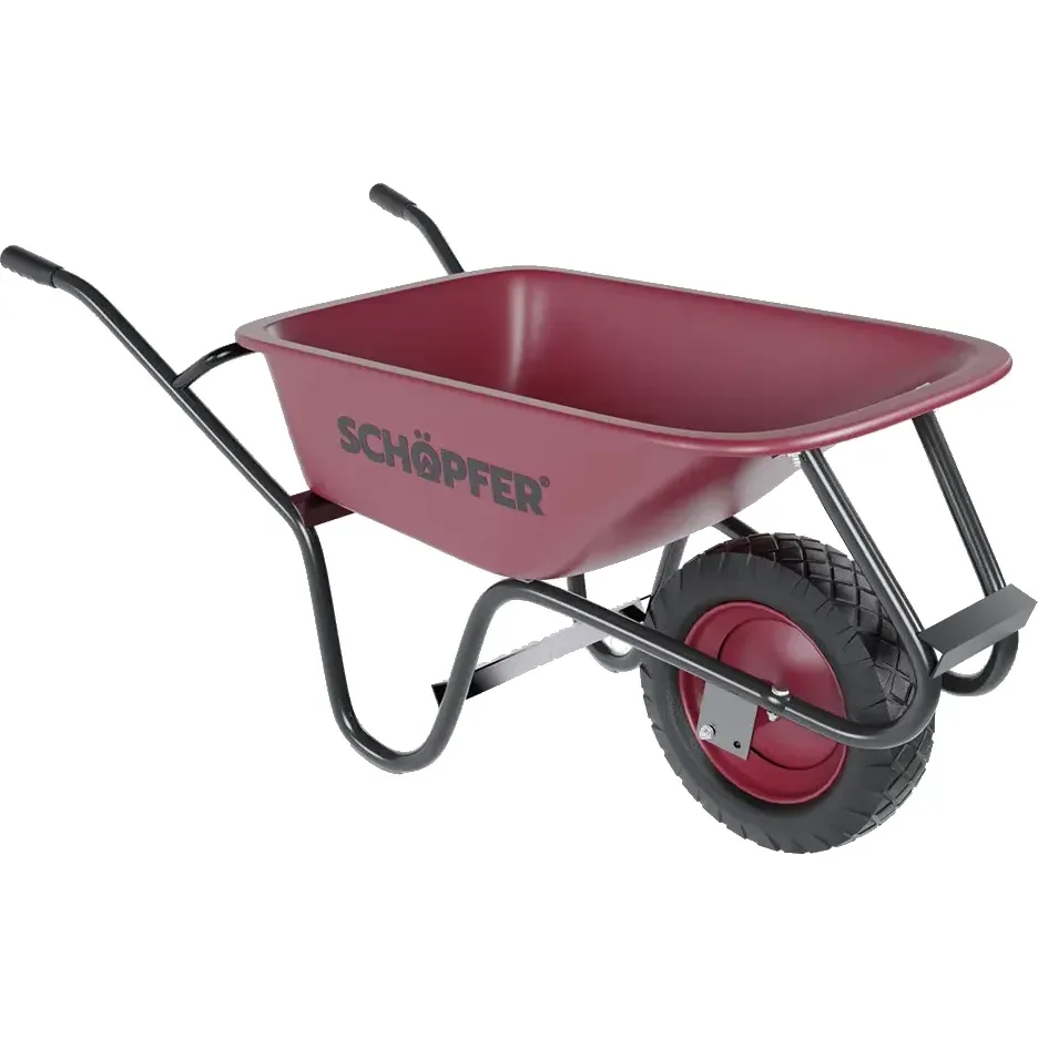 Тачка SCHOPFER Standard Plus, 200 кг, 1 пневматичне колесо