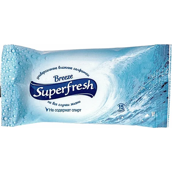 Серветки вологі Superfresh Breeze 016170