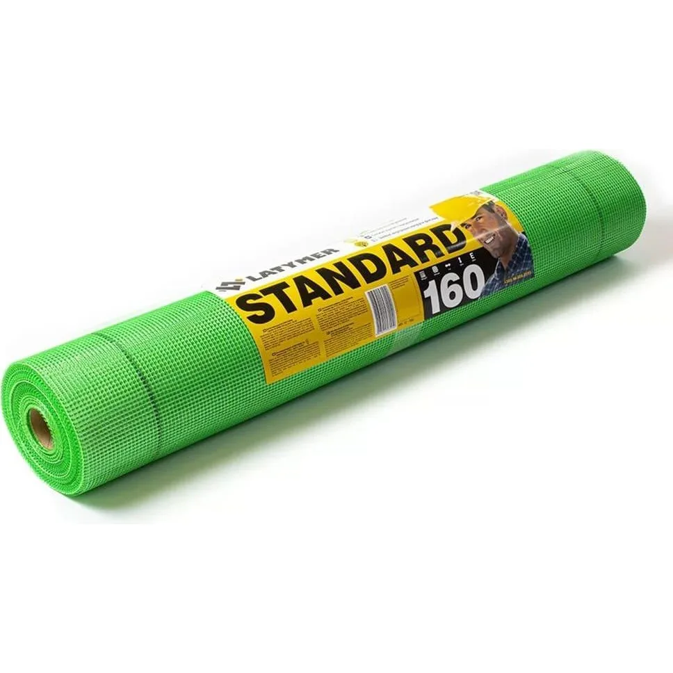 Сітка скловолокно 160, 5×5 зелена Standart, ціна за м.п.