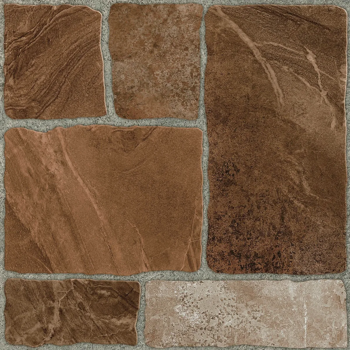 Плитка для підлоги Stone Brick теракот 30×30 см SBK730