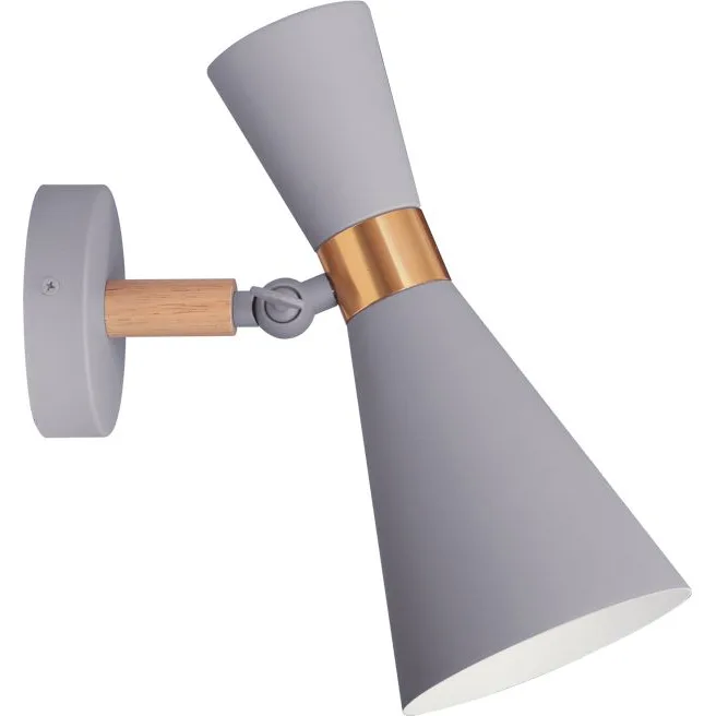 Світильник VELMAX V-WL-TRUMPET-Cr-Wh max 60W, E27, 220V