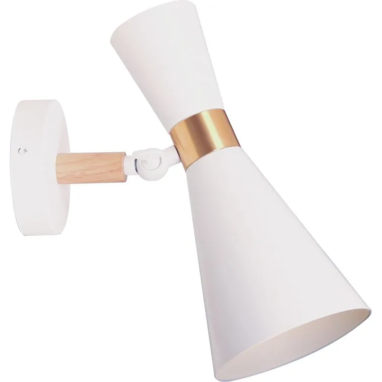 Світильник VELMAX V-WL-TRUMPET-Wh-Cr max 60W, E27, 220V