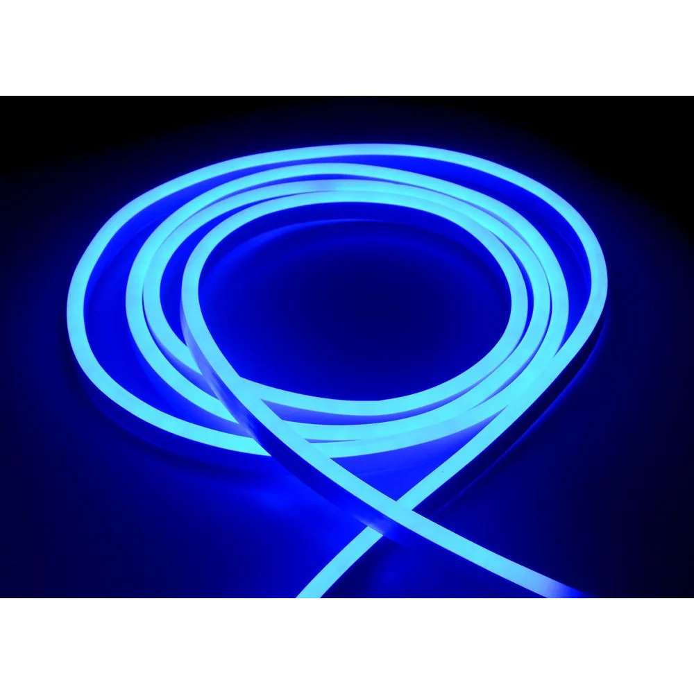 Світлодіодна стрічка Neon LEBRON 8×16 SMD2835 120LED 7W AC220V, синя, IP65 13-75-04