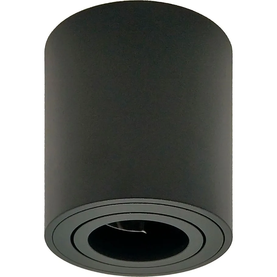 Світильник VELMAX V-DL-R max 50W GU10 220V Ø80×84, чорний