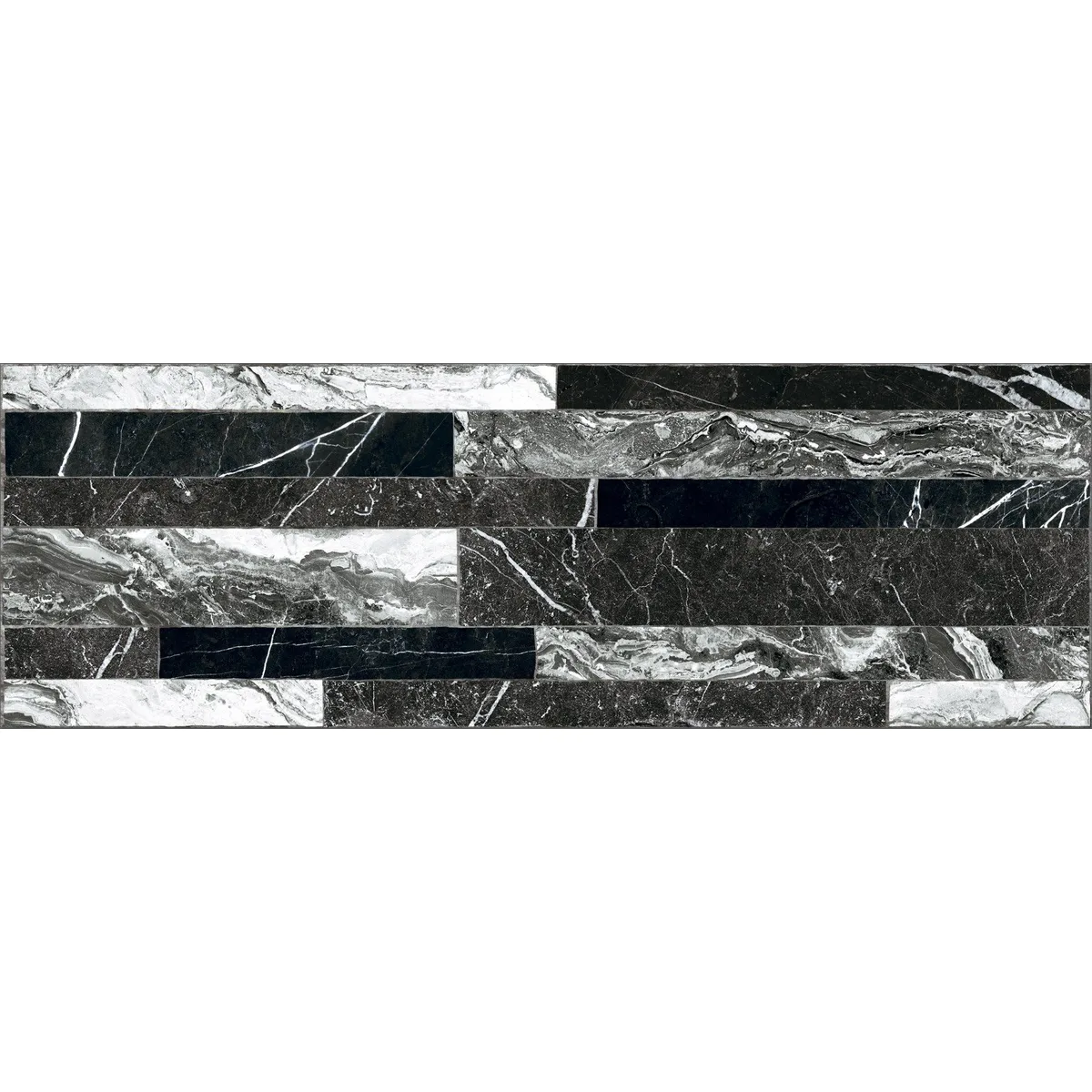 Плитка для стін Troia Black 20×60 см