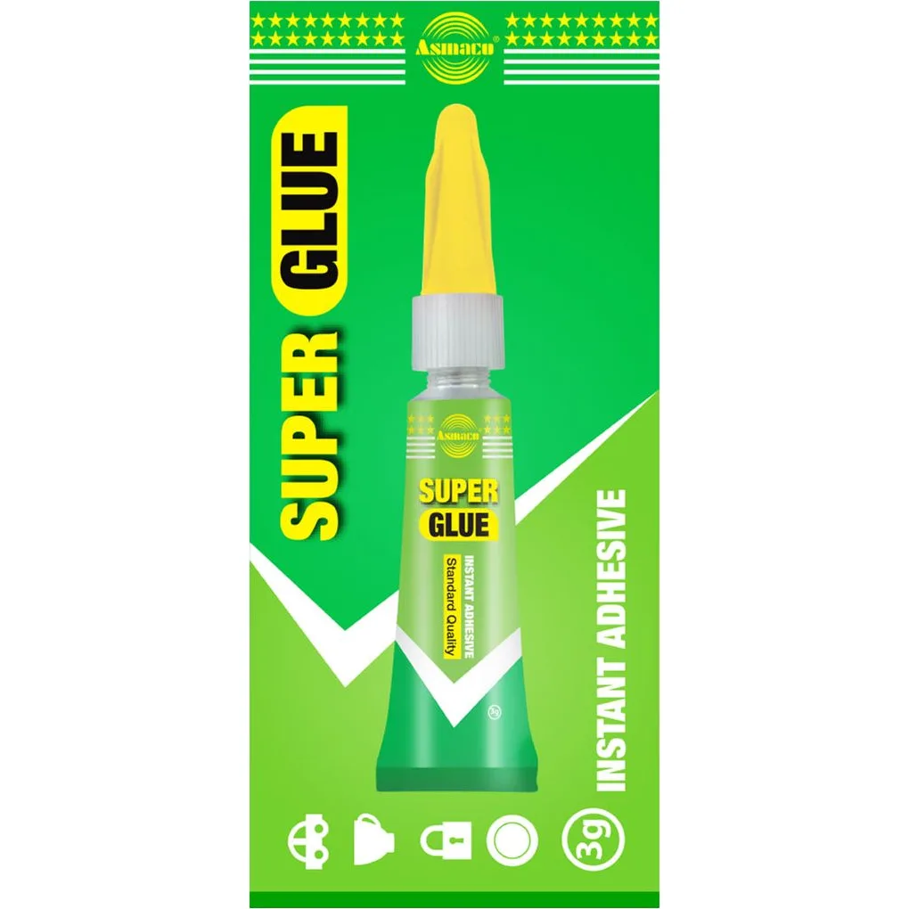 Суперклей ціаноакрилатний Super Glue Asmako, 3 г