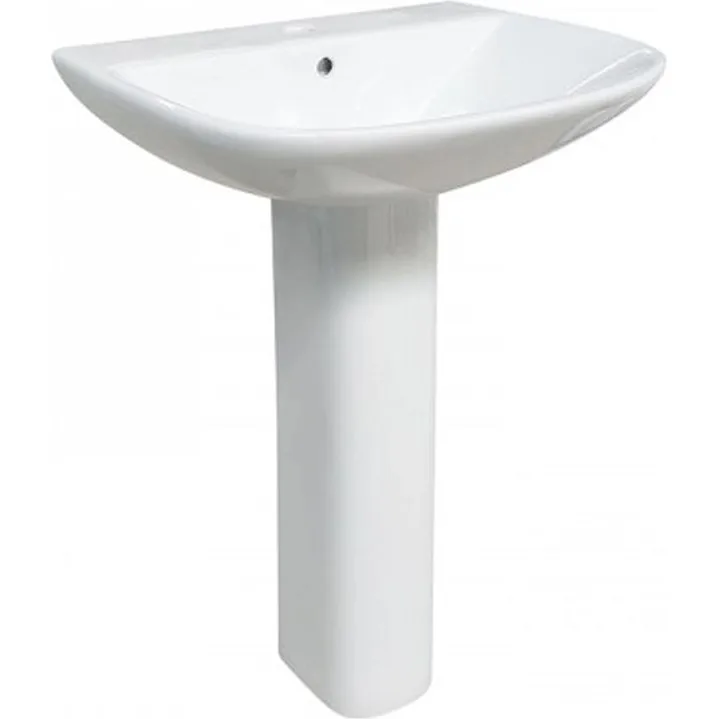 Умивальник з п'єдесталом Grace Lyra BM8600C, 58,5×46,5 см