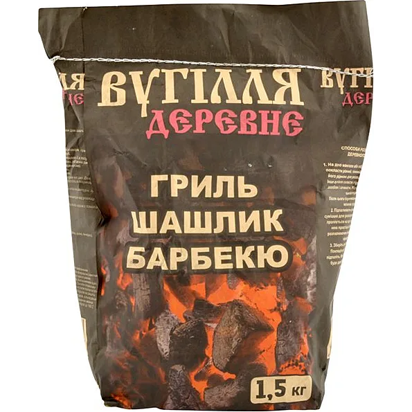 Вугілля деревине 1,5 кг 748071