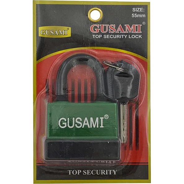 Замок навісний Gusam кольоровий 55 мм, асорті