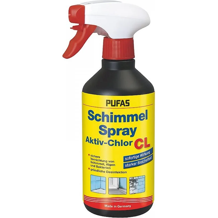 Засіб від плісняви з активним хлором PUFAS Schimmel-Spray Aktiv-Chlor, 0,5 л