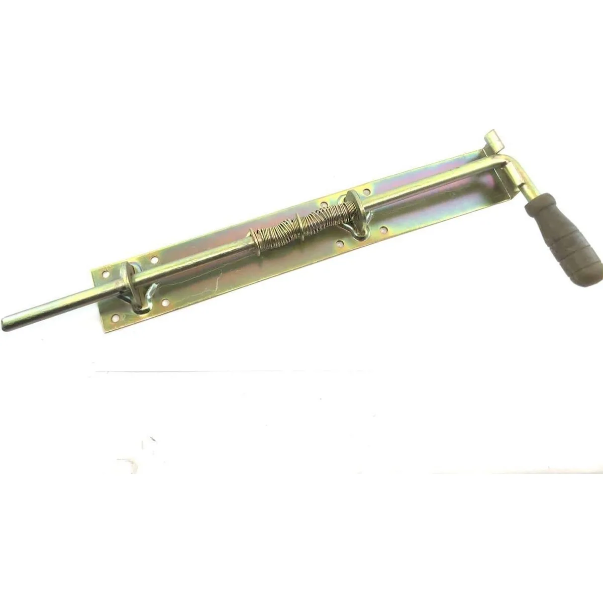 Засув пружинний з ручкою Ø12 мм, 400 мм, без відповідної планки