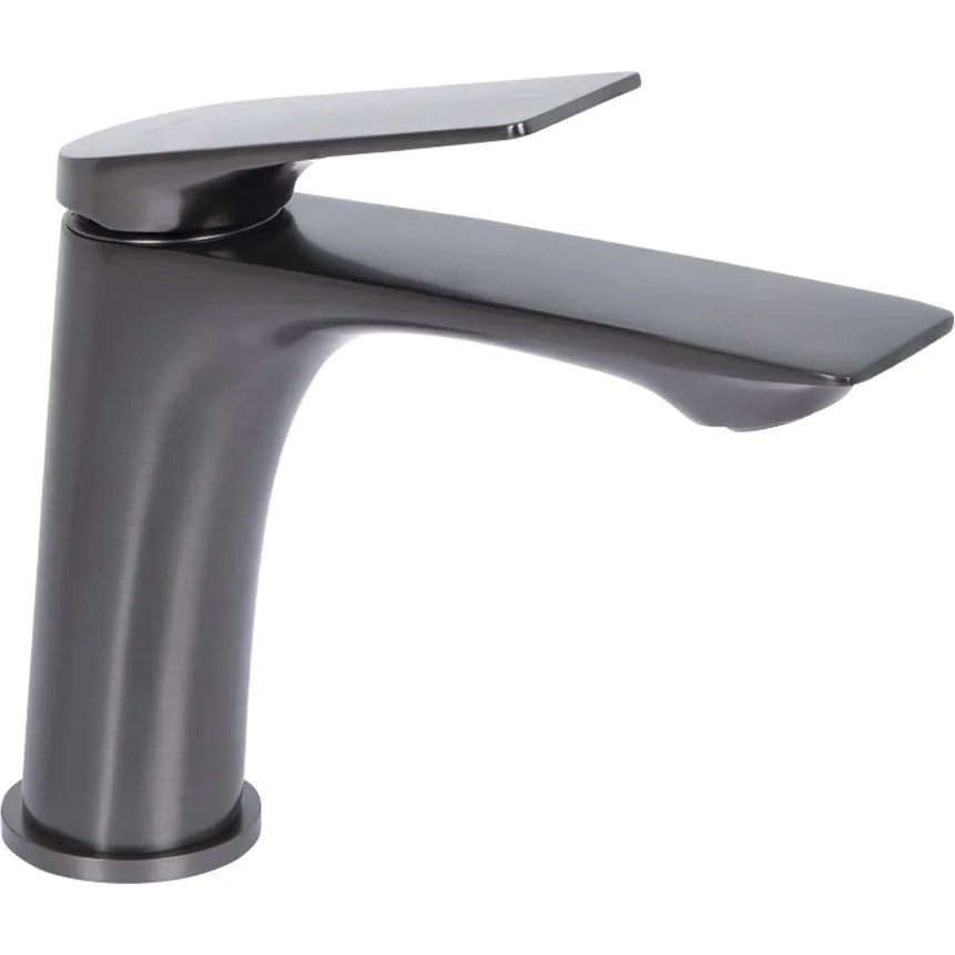 Змішувач для умивальника Qtap Vlasta New Gunmetal Black PVD QTVLA270GMB45641