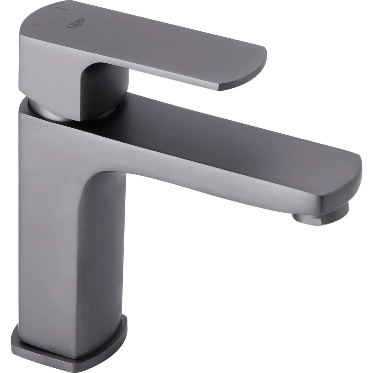 Змішувач для умивальника Qtap Lipno 1023101G, графіт